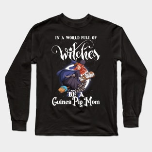Halloween Guinea Pig Witch costume Long Sleeve T-Shirt